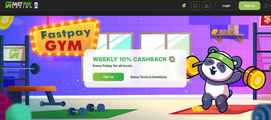 FastPay Casino offers more than 5,000 games