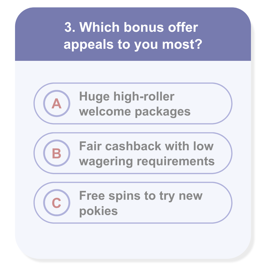 Which bonus offer appeals to you most